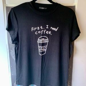 SHEIN Black Graphic Tee